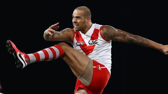 Lance Franklin could be a star attraction for a World v Indigenous All-Stars game. Picture: Michael Klein