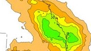 High rainfall is also expected to batter southeastern Queensland. Supplied.