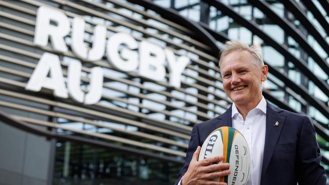 New Wallabies Head Coach Joe Schmidt admits he won’t be the long-term coach, as he looks to rebuild the team after a disastrous World Cup campaign. Picture: David Swift