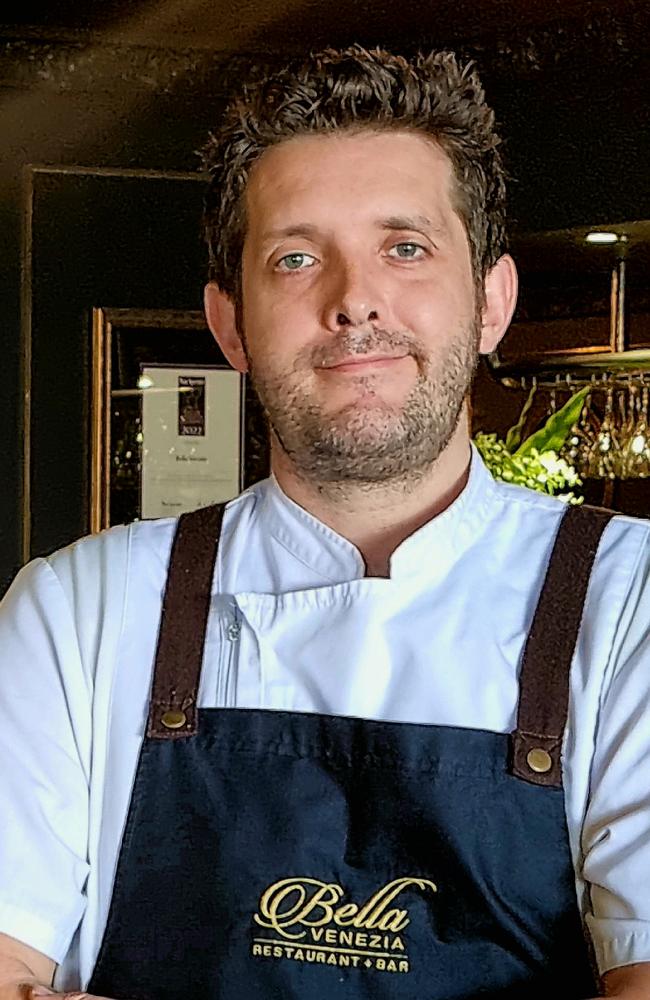 Anthony Dunne, Head Chef, Bella Venezia Restaurant, Mooloolaba. Picture: Contributed