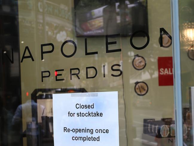 The directors of the makeup retailer, including founder Napoleon Perdis, have also indicated that they will put forward a proposal for a Deed of Company Arrangement (DOCA). Picture: AAP Image/Richard Waugh