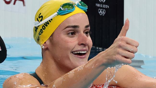 NCA. PARIS FRANCE 2024 OLYMPIC GAMES. August 2- Day 7Kaylee McKeown wins the Final of the Womens 200m Backstroke at the Paris La Defense Arena  Picture: Adam Head