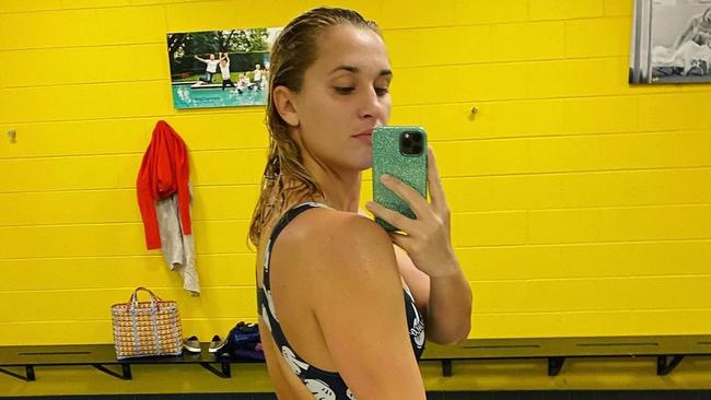 Australian and Queensland swimmer Maddie Groves pulled out of the Australian Swimming Titles sighting misogynistic perverts Picture: Instagram @mad_groves