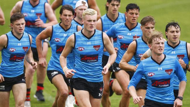 Players returning to pre-season training will be asked to be extra careful and avoid a number of scenarios. Picture: Getty Images