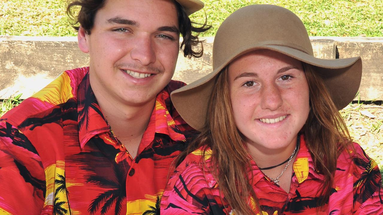 Caloundra Music Festival, Kings Beach, Caloundra 2015. Wearing the same surf shirts so they can find each other in the crowd are Adam Leenen and Tahlia Trundell from Woodford. Photo Greg Miller / Sunshine Coast Daily