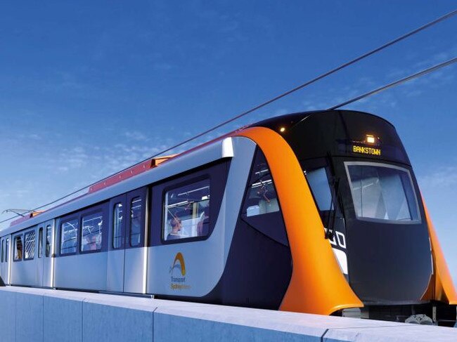 The promised "Sydney Metro" rail line will connect Bankstown to the north-west rail link.