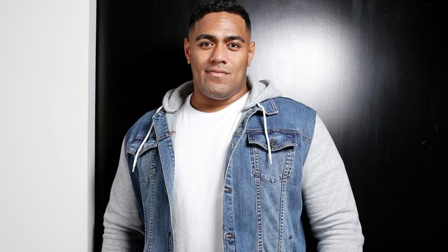 Jordan Mailata’s journey to the NFL can serve as inspiration for Valentine Holmes. Picture: Jonathan Ng