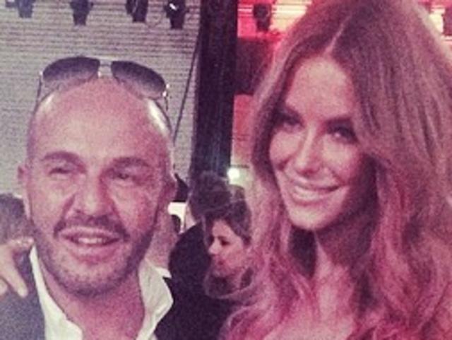 After the end of the show Jen Hawkins basks in the finale buzz with Alex Perry: "What a day!! #MyerSS15 @myer @alexperry007 finale dress x" Picture: Jennifer Hawkins Instagram