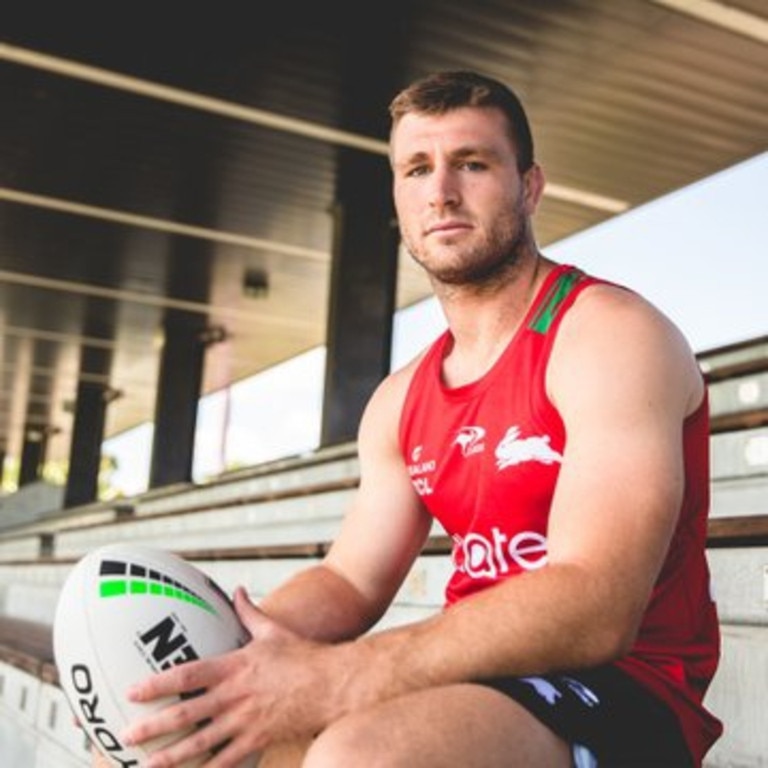 New South Sydney signing Jai Arrow at Redfern Oval. Picture: South Sydney Rabbitohs