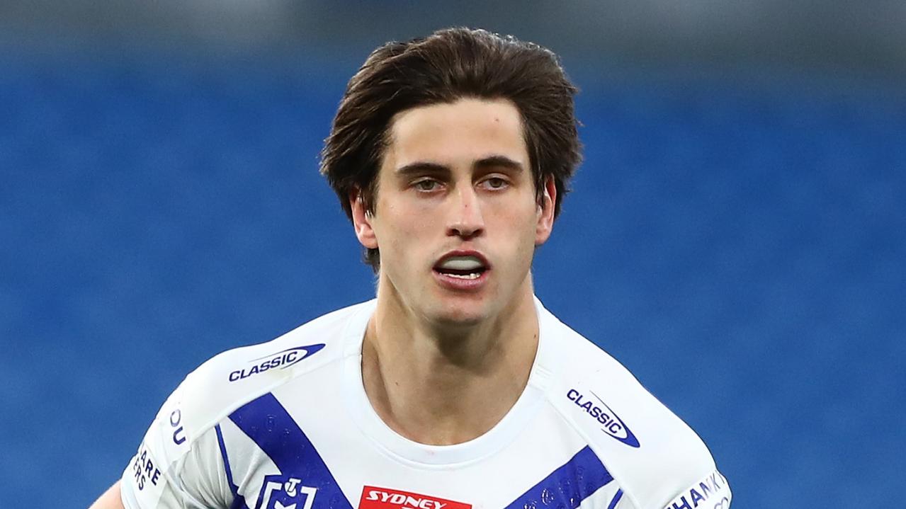 Bulldogs player Lachlan Lewis has reportedly learned his punishment for allegedly trying to sell team property on eBay. Picture: Chris Hyde/Getty Images