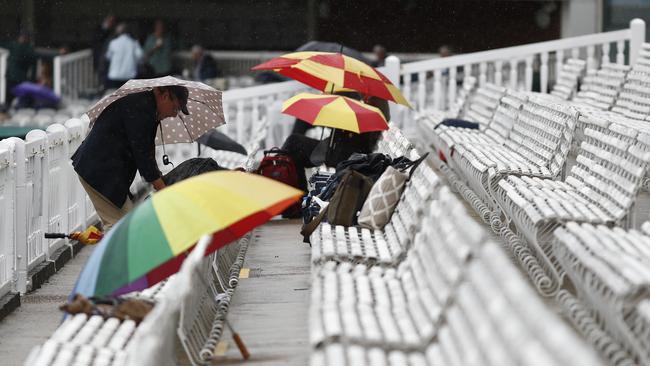 MCC Members arrive at the ground. Picture: Getty Images