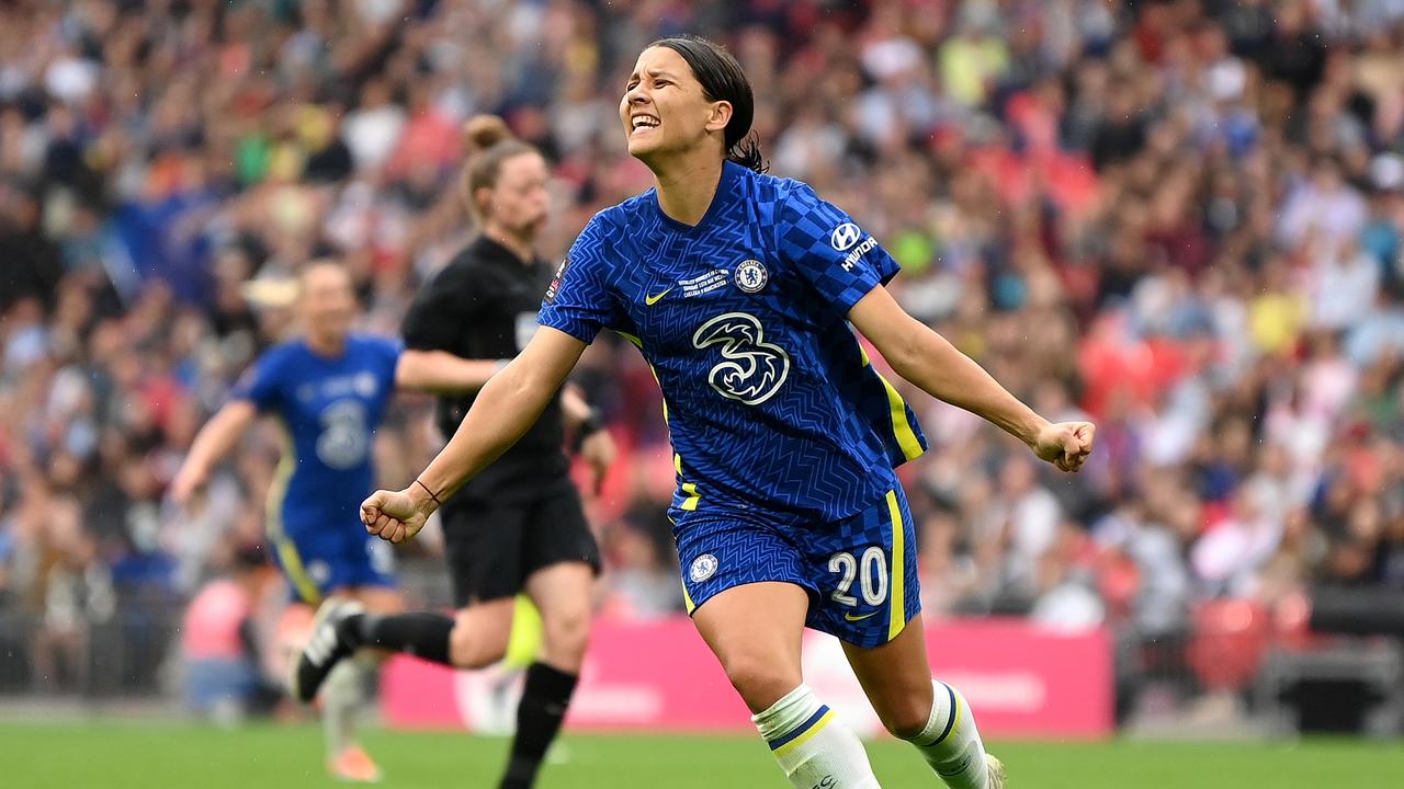 Sam Kerr scores dramatic stoppage-time winner for Chelsea over Aston Villa  in FA Women's Super League - ABC News