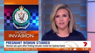 Heavily pregnant woman stabbed in stomach - Sunrise