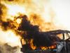Stolen ute set on fire, destroyed