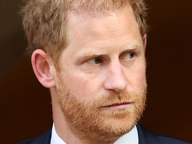 LONDON, ENGLAND - MAY 08: Prince Harry, The Duke of Sussex departs The Invictus Games Foundation 10th Anniversary Service at St Paul's Cathedral on May 08, 2024 in London, England. (Photo by Chris Jackson/Getty Images for Invictus Games Foundation)