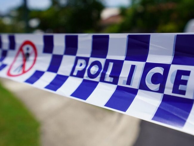 Generic crime: Queensland police crime scene tape. Picture: QPS.