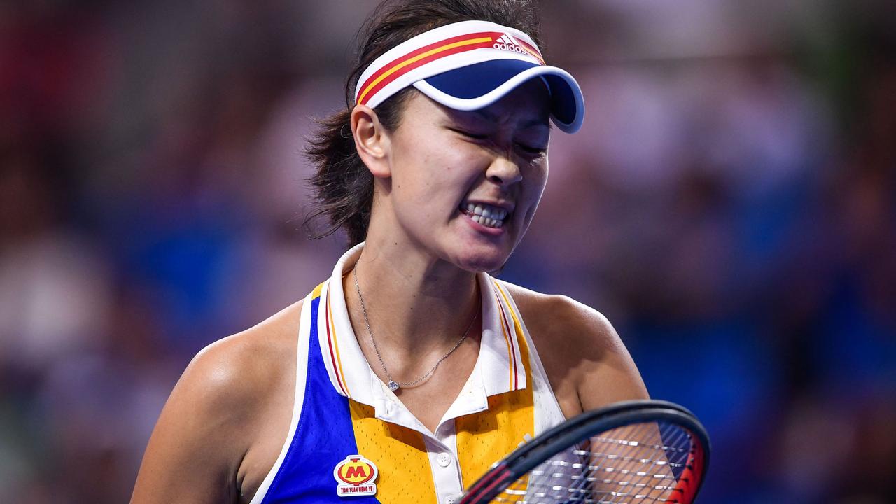 There are grave fears for Peng Shuai. (Photo by AFP)