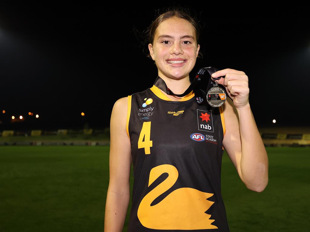 If the draft was done on names Zippy Fish would have been number one. The WA product will move to the other side of the country after the Swans grabbed her with pick five. (Photo by Paul Kane/AFL Photos/via Getty Images)