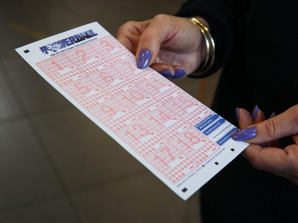 One lucky person has won the jackpot of $30m in Thursday’s Powerball. Picture: NewsWire / Gaye Gerard