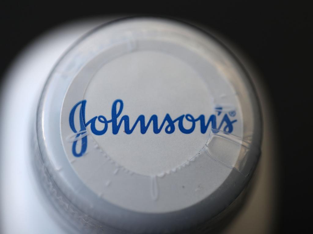 Share prices have dipped significantly for Johnson &amp; Johnson following the report. Picture: Justin Sullivan/Getty Images.