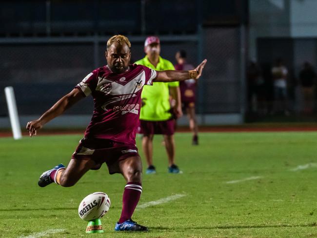 2021 Cairns District Rugby League grand final Man of the Match Coleridge Dabah. Picture: Emily Barker