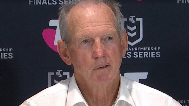 Wayne Bennett hit back at claims. Photo: Fox Sports