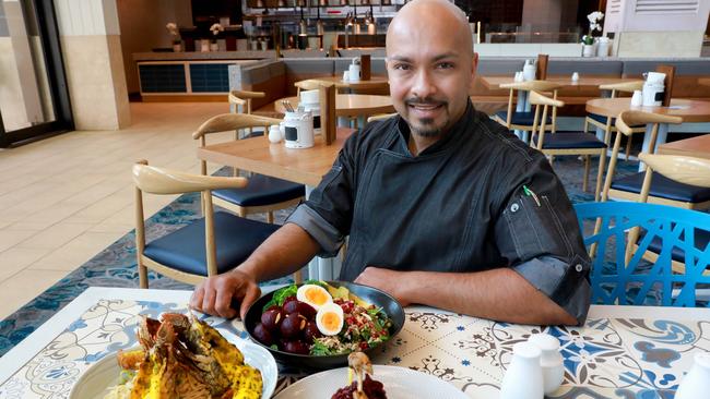 Kamal Mudunkothge at the Courtyard Restaurant. Picture: Angelo Velardo