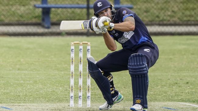 Prahran batsman Jake Hancock. Picture: Valeriu Campan