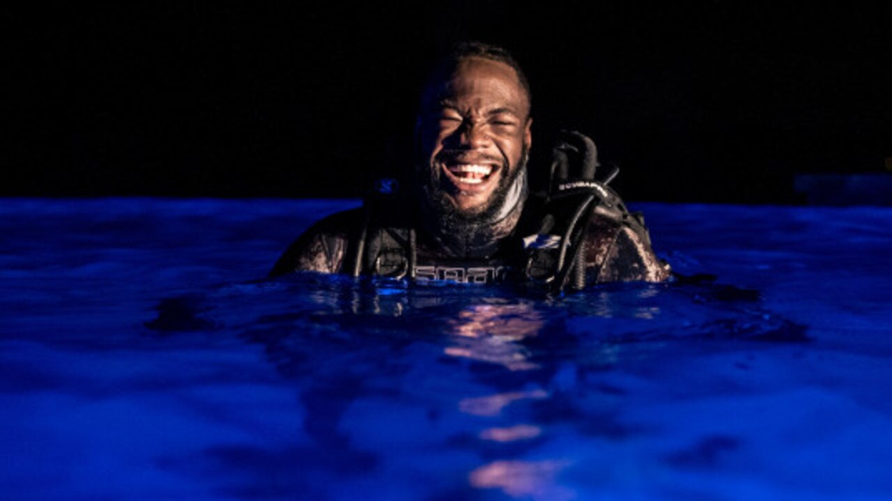 Deontay Wilder claims he's a certified scuba diver.