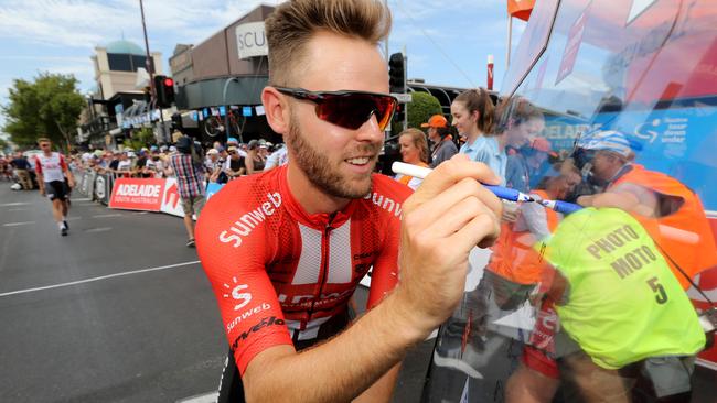 Chris Hamilton competed at last year’s Giro D’Italia and Tour de France. Picture: AAP Image/Kelly Barnes