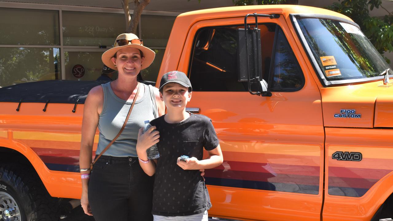 Anthea Kiernan and Spencer White at the Quay Street Show ‘n’ Shine at Rockynats 2022.