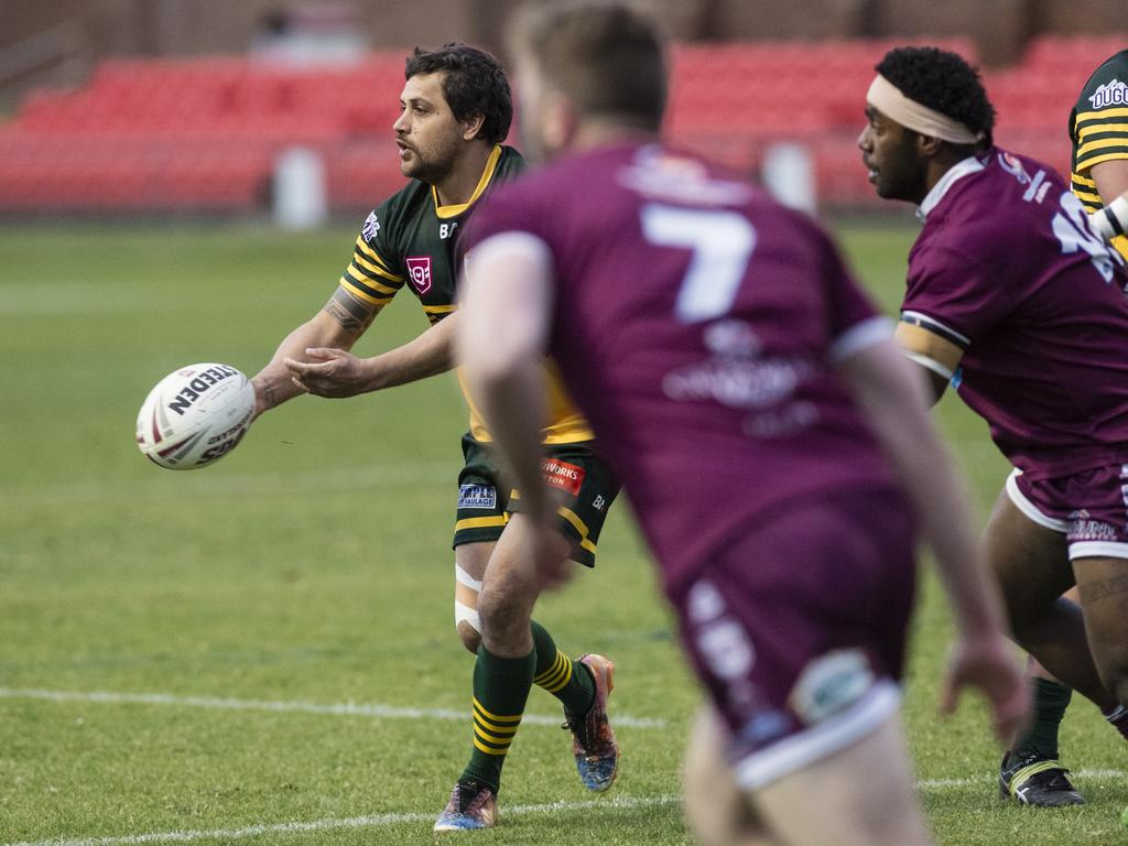 Wattles hooker against Dalby. Picture: Kevin Farmer.