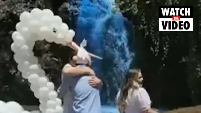 Gender reveal allegedly contaminates water