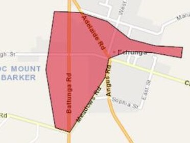 The State Emergency Service SA has issued a Dam Failure Emergency Warning message for Echunga. Picture: SES SA