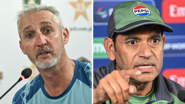 Jason Gillespie and Aaqib Javed.