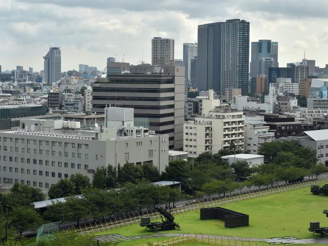 Japan has its PAC-3 surface-to-air missile launch systems at the ready. Picture: AFP