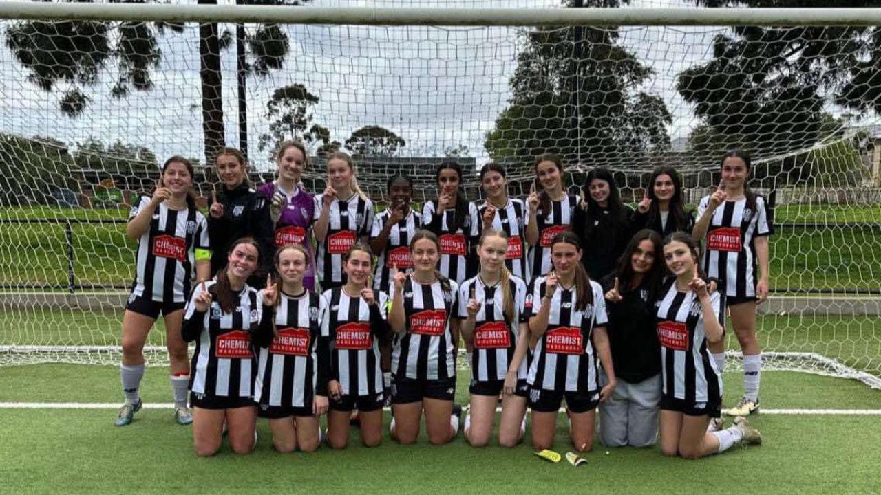 Adelaide City's U17 girls are on track to do the league and cup double this season. Picture: Adelaide City Football Club