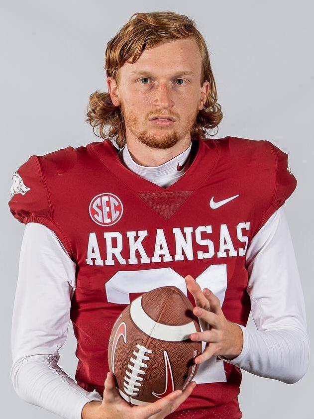 Max Fletcher was on debut for Arkansas. Picture: Supplied