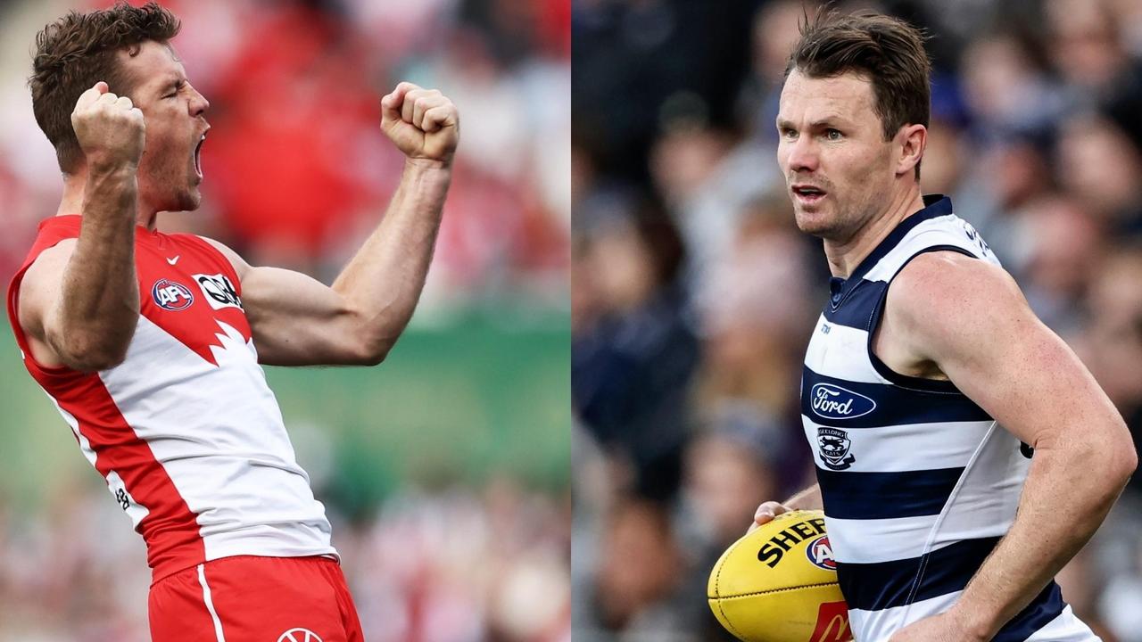 Luke Parker and Patrick Dangerfield are among the Norm Smith Medal favourites.