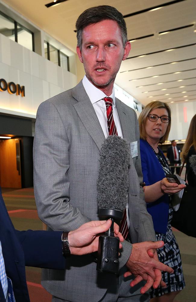 QLD Labor Minster Mark Bailey defended the Palaszczuk Government’s handling of the project. Picture: AAP Image/Jono Searle