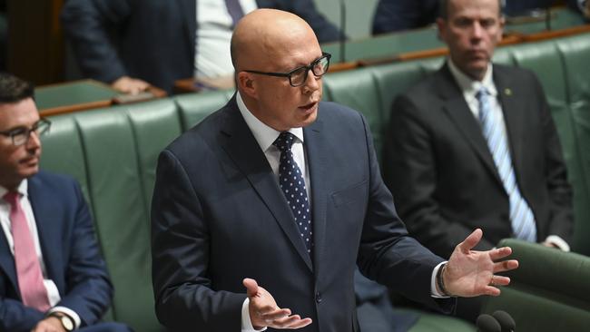 Opposition Leader Peter Dutton. Picture: NCA NewsWire / Martin Ollman