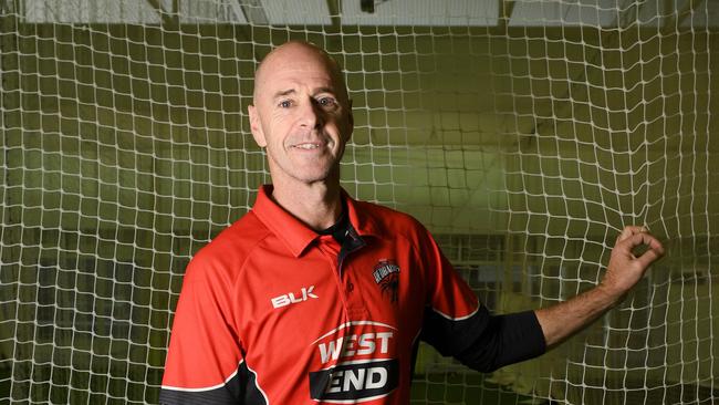 SA cricket coach Jamie Siddons at Adelaide Oval. Picture: Tricia Watkinson