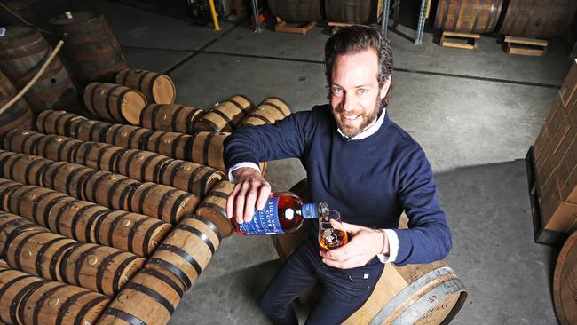 Managing director of Sullivans Cove Whisky, Adam Sable. Picture: Zak Simmonds