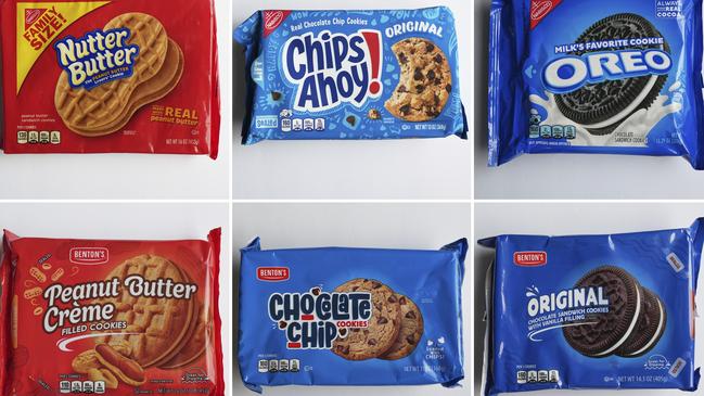Snack maker Mondelez, the company behind Oreos and Ritz crackers, has launched legal action against Aldi’s US arm, accusing the discount retailer of copying the look of its iconic biscuit brands. (AP Photos/Nam Y. Huh)
