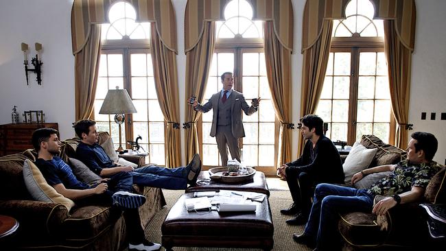 Jeremy Piven (centre) as Ari Gold in Entourage.