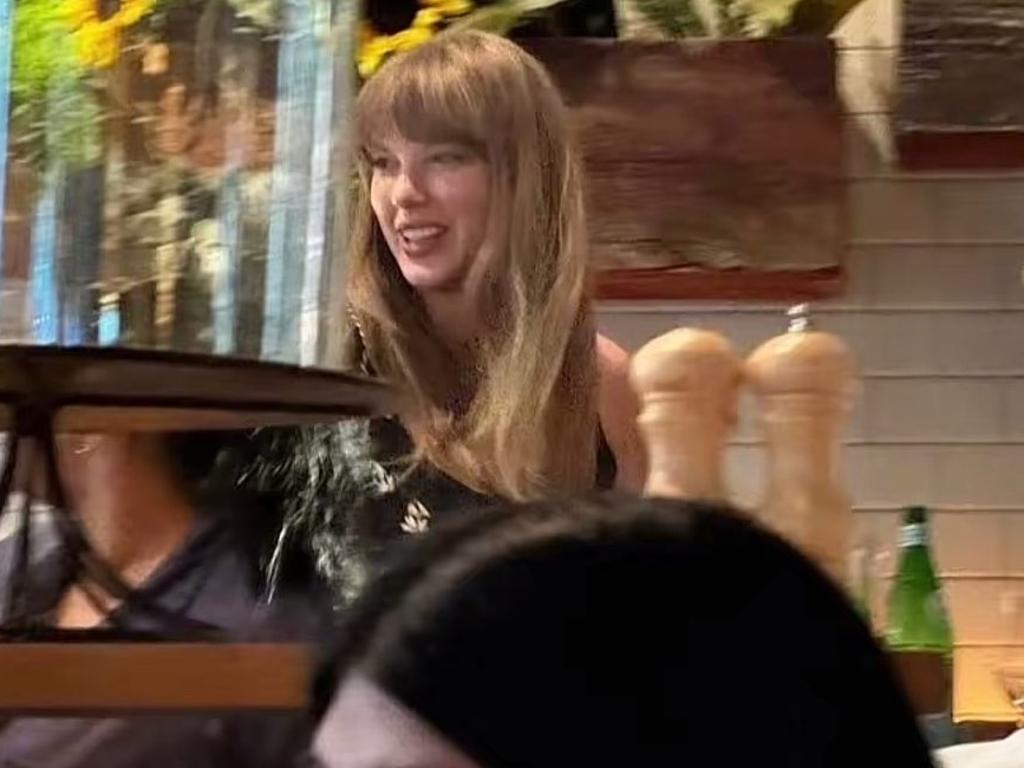 Taylor Swift was spotted in public for first time in months. Picture: TikTok/@_theblackdogstan