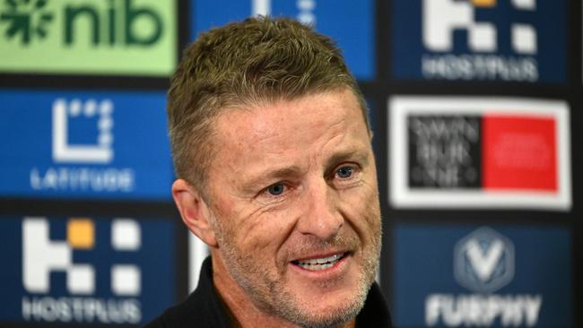 Damien Hardwick was coy on his plans. Pictire: Quinn Rooney/Getty Images