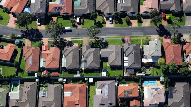 The RBA delivered much-needed interest rate relief to mortgage-holders on Tuesday. Picture: NewsWire / Gaye Gerard
