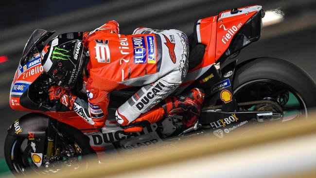 Jorge Lorenzo crashed out of the Grand Prix of Qatar due to a brake problem. Pic: MotoGP.com