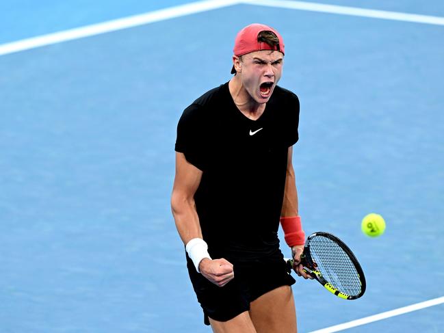 Holger Rune is through to the semi-finals of the Brisbane International. Picture: Getty Images